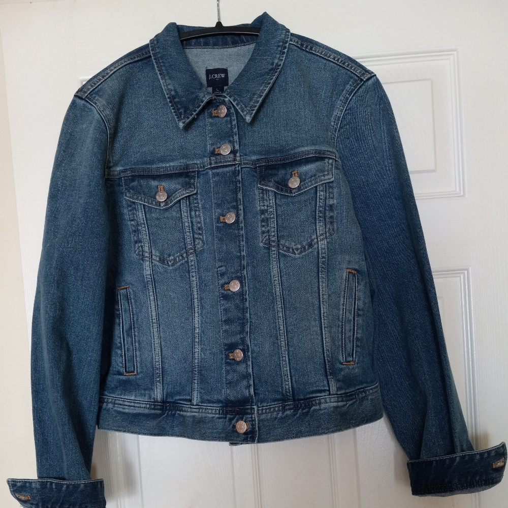 J. Crew Denim Jacket  Placket and Pockets